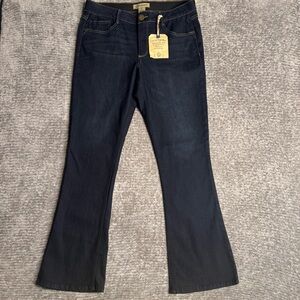 Democracy AB Solution High Rise  Bootcut Jean Dark Wash Size 16 NWT